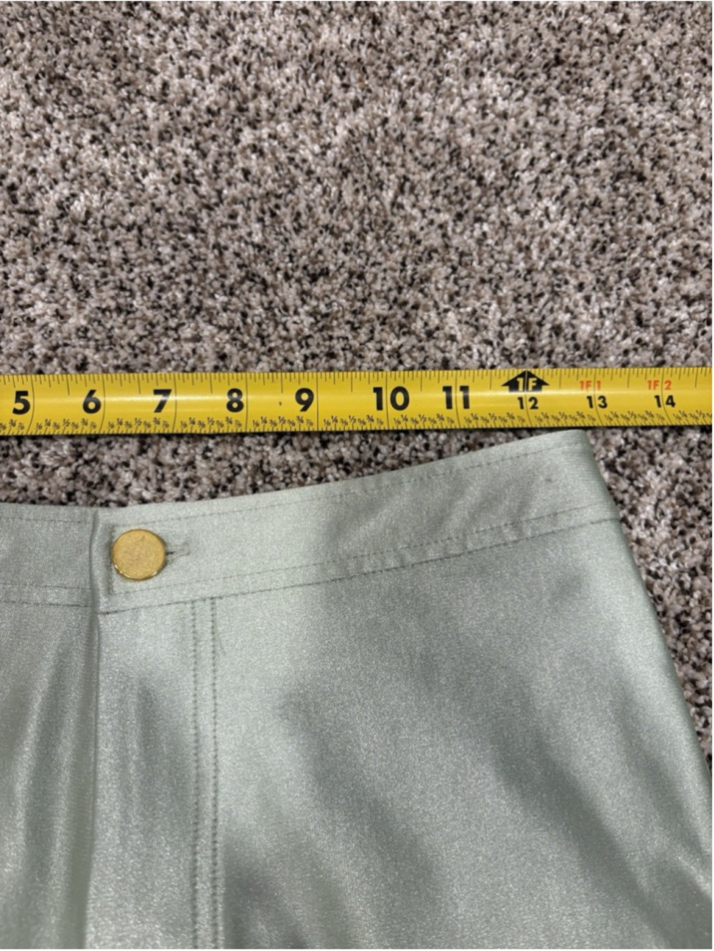 Rezek Studio Corset & Wide Leg Pants Set Green Satin Womens Size S - Picture 4 of 16